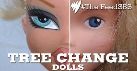 Check out how Bratz dolls are being changed...for the better! Tree Change Dolls, Sonia Singh, Bratz Doll Makeup, Doll Miniatures, Nursery Toys, Doll Makeup, Hula Girl, Old Dolls, Doll Repaint