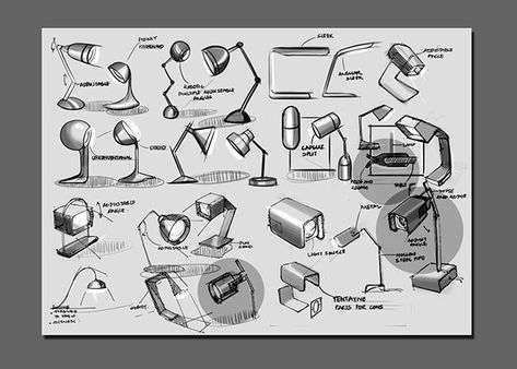 Dazzle is a touch sensing, battery operated desk lamp critically designed for an office or home environment.  #design #light #lampe #luminaire #sketch #draw #dessing Lamp Illustration Drawing, Desk Lamp Drawing, Lamp Design Drawing, Logo Brainstorming, Lamp Sketch, Object Drawings, Task Lamp Desk, Circuit Drawing, Orthographic Drawing