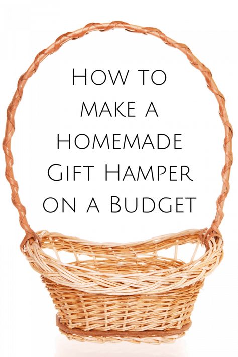 How to make a homemade Gift Hamper on a Budget. Homemade gift hampers are a perfect homemade Christmas present as you can personalise it to the person it's for and to your budget. #homemadechristmas…  More Cheap Hamper Ideas, Family Hamper Ideas, Homemade Christmas Hampers, Homemade Christmas Hamper Ideas, Homemade Hamper Ideas, Christmas Hamper Ideas Diy, Christmas Hamper Ideas Homemade, Food Hamper Ideas, Homemade Christmas Gifts For Family