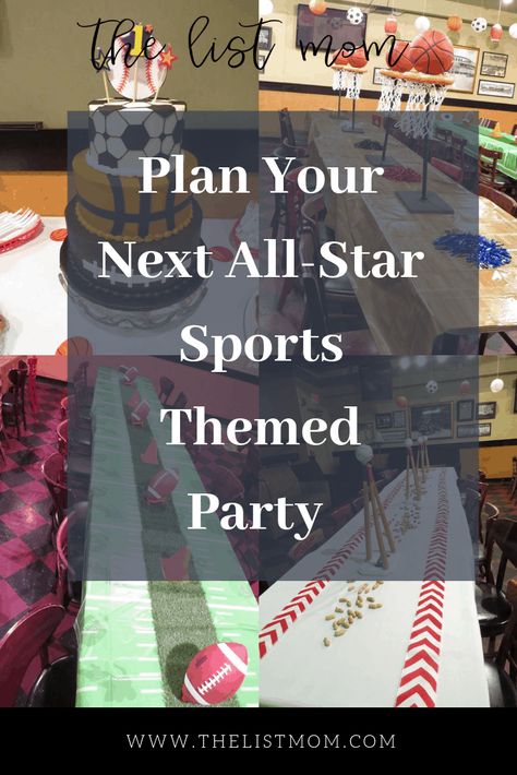 Basketball Centerpieces, Concessions Banner, Sports Party Centerpieces, Sports Centerpieces, Kids Sports Party, Kids Birthday Party Food, Star Kid, Birthday Party Places, Sports Birthday Party