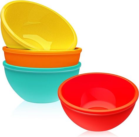 Amazon.com: Webake Small Silicone Bowls, 4 Pack 8oz Prep Bowls Unbreakable Ice Cream Snack Bowls Side Dishes Small Bowls for Dipping Prep Dessert Serving, Oven and Dishwasher Safe Ramikens : Home & Kitchen Ice Cream Snacks, Colorful Bowls, Silicone Bowl, Pinch Bowls, Small Snacks, Miso Soup, Snack Bowls, Dessert Bowls, Cereal Bowls