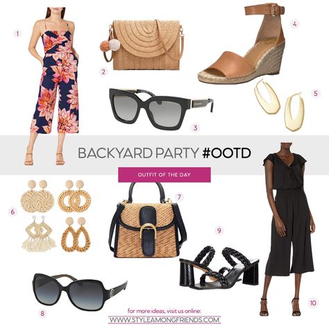 Outfit inspiration for your next outdoor party...whether it's BBQs, grad parties, pool parties, or girls' night on the patio, these outfits are ready for the occasion! . . {link in bio} #stylebychrista #stylebymegan #styleamongfriends #rewardstyle #ltkfashion #liketkit #ootd #liketoknowit #fashion #amazon #amazonprime #onlineshopping #amazonfashion Backyard Party Outfit, Outdoor Party Outfit, Outdoor Party Outfits, Weekend Getaway Outfits, Getaway Outfit, Easy Entertaining, Summer Celebration, Summer Entertaining, Pool Parties