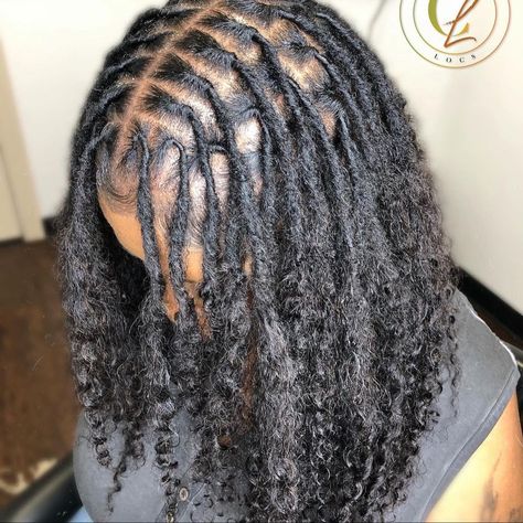 Curly End Locs, Two Strand Twist Starter Locs, Lock Hairstyles, Marley Locs, Locs Extensions, Pretty Locs, Natural Dreads, Short Locs, Pretty Braids