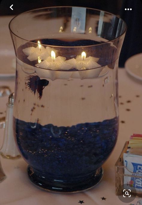 Beta Fish Centerpiece, Ffa Decorations, Married Ideas, Ffa Banquet, Fish Centerpiece, Nemo Movie, Senior Banquet, Banquet Centerpieces, Academic Awards