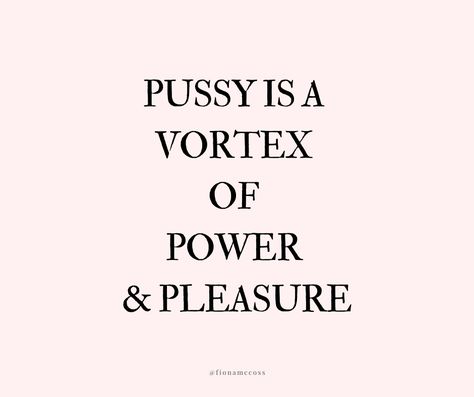 Pvssy is a vortex of power & pleasure #pleasure #pu$$y #power #selflove #tantra #selfempowerment #love #quotes #womenscoach #sexcoach #lovecoach #empowermentcoach Pleasure Quotes, Self Empowerment, Body Love, Life Coach, Self Love, Vision Board, Love Quotes, Writing, Quotes