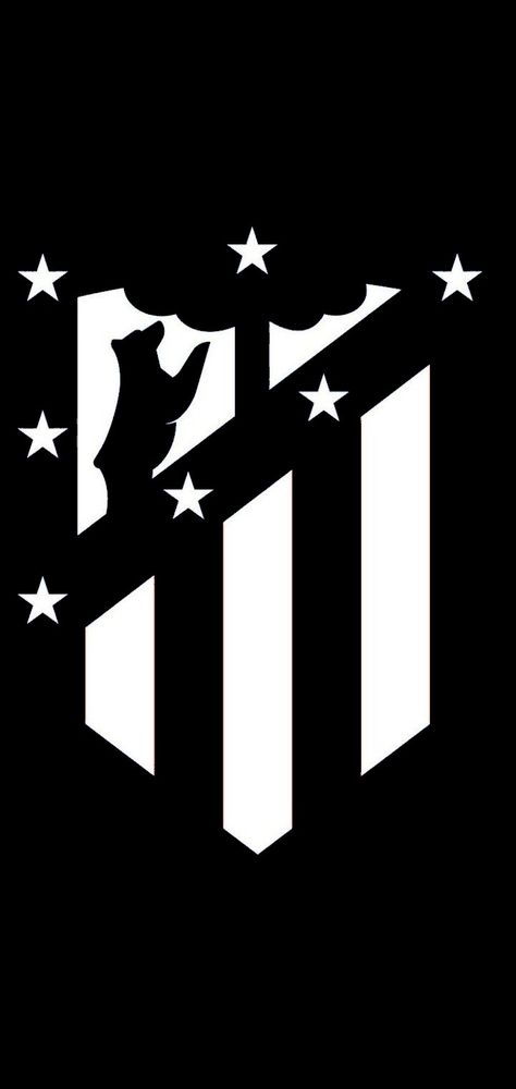 Atletico Madrid Logo, Madrid Logo, Logo Wallpaper, Logo Black, Madrid, Football, Wallpapers, Black And White, Collage