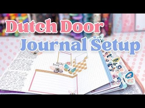 (1) Weekly Creative Journal Setup & Plan With Me July 2024 [Dutch Door Spread] - YouTube Creative Journal Pages, Dutch Door Bullet Journal, Book Butterflies, Dutch Doors, Plan With Me, Bullet Journal Diy, Happy Planner Stickers, Dutch Door, The Happy Planner