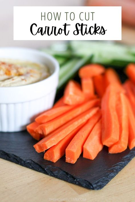 How To Cut Carrots, Carrot Sticks, Cheese Party, Veggie Tray, Baby Carrots, Stir Fry, Cooking Tips, Carrots, Dip