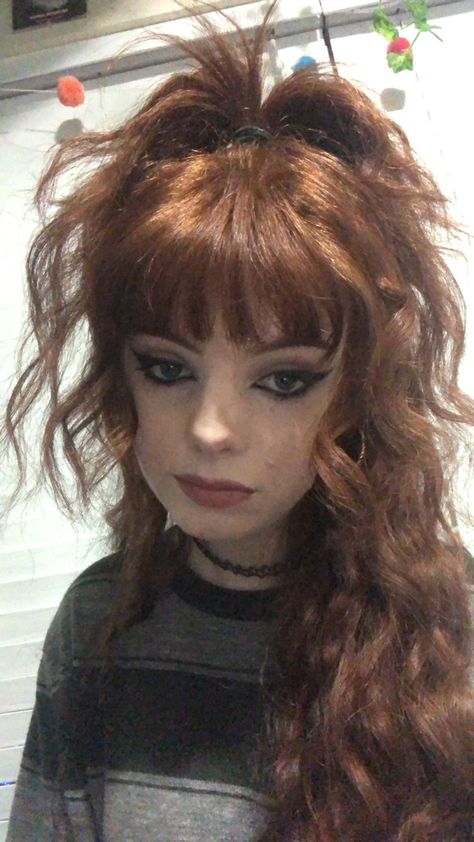 red hair Poofy Bangs, Hair 2024, Red Hair, Bangs, Hair Hair, Outfit Inspo, Hair Styles, Hair, Red