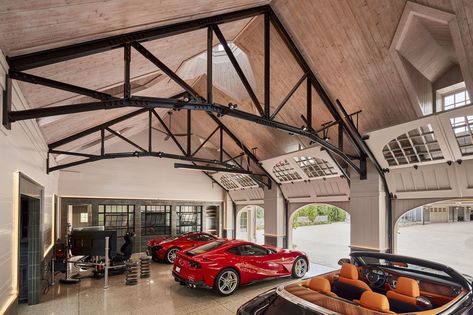 Overhead Garage Door, Architecture Classic, Car Barn, Ultimate Garage, Carriage Doors, Corvette C5, Corvette C3, Corvette C6, Veteran Car