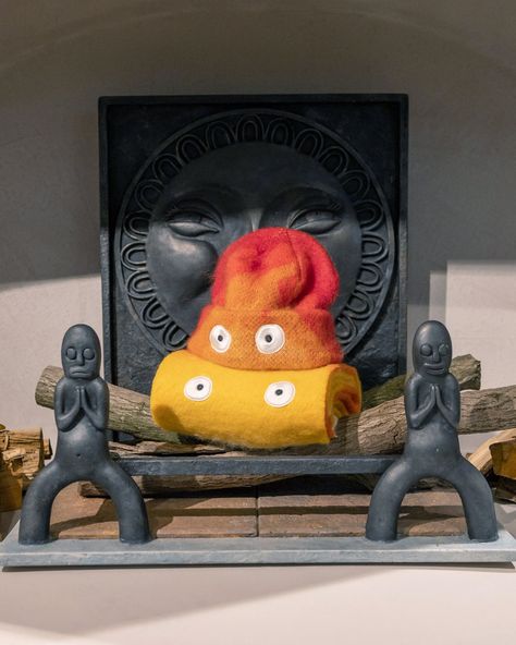 Calcifer Fireplace, Take A Photo, February 8, Magical World, Pop Up Store, Capsule Collection, How To Take Photos, Pop Up, A Photo