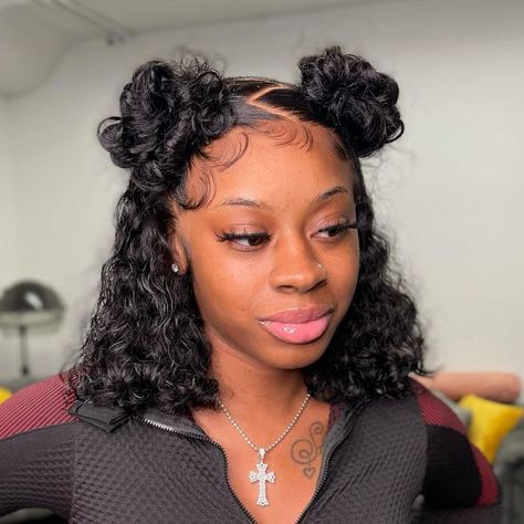 Chocolate Hair, Braided Hairstyles For Teens, Natural Curls Hairstyles, Dope Hairstyles, Curly Bob Hairstyles, Sleek Ponytail, Brazilian Human Hair, Baddie Hairstyles, Long Curly Hair