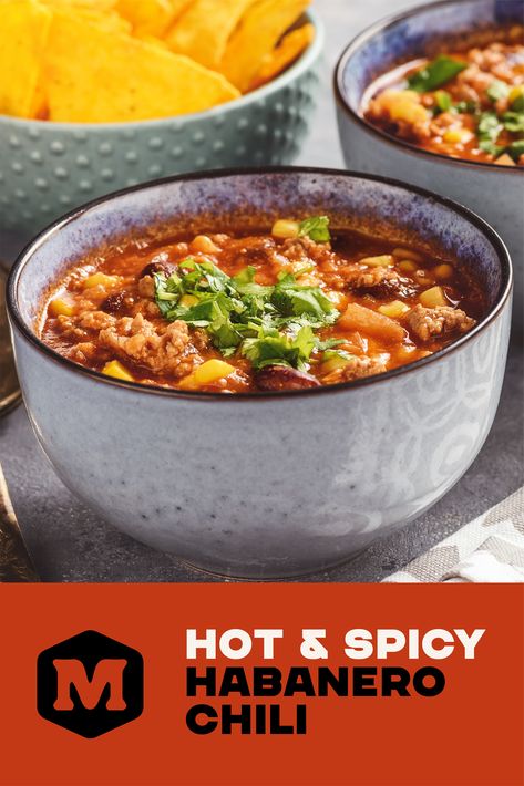 If you like your chili hot, you're in for a treat with this Hot & Spicy Habanero Chili recipe. Our Original Marinade and Spicy Habanero Wing and Hot Sauce packs in a punch you won't forget. Related topics: hot sauce, spicy recipes, chili recipes, hot sauce Habanero Chili Recipe, Habanero Chili, Canning Whole Tomatoes, Hot Spicy, Spicy Chili, Hot Chili, Canned Tomato Sauce, Yum Yum Chicken, Spicy Recipes