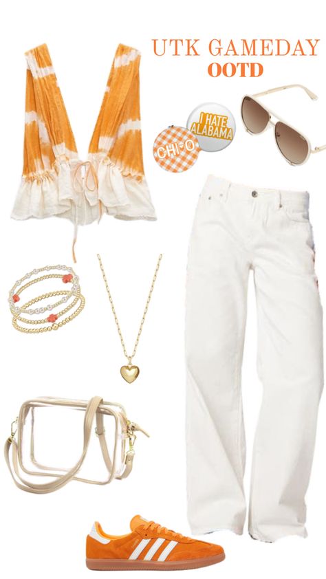 Best dressed award 🥇 🏆 WE LOVE FOOTBALL SEASON!!!! 🏈 #football #gamedays #gameday #utk #tennesseefootball #wehatealabama #gamedayinspo #utkfootball #collegelife #college Utk Football, Best Dressed Award, College Gameday Outfits, Tennessee Football, College Game Days, College Fits, Game Day Outfit, Love Football, Football Outfits