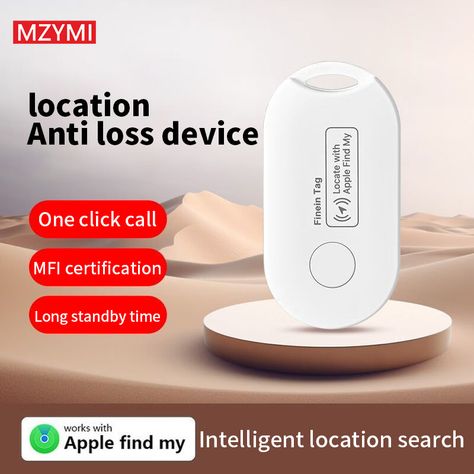 MZYMI Mini F1 GPS Locator Bluetooth Tracker Smart Tag Tracking Anti-Lost Device Finder Tracer For Apple Remote, Smart Tag, Things To Ask Siri, Key Finder, Save Electricity, Tracking Device, Me App, Built In Speakers, Wearable Device