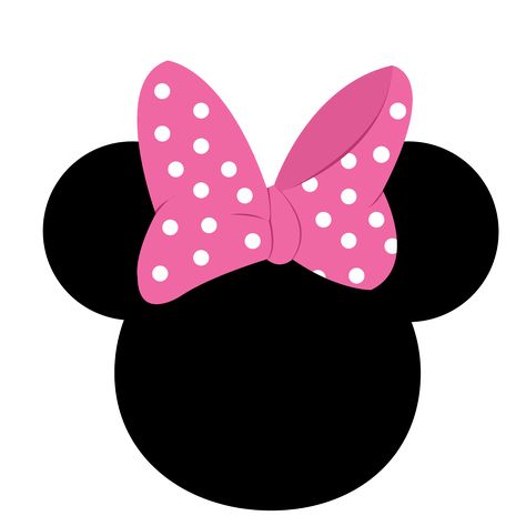 Minnie Mouse Printables, Minnie Mouse Silhouette, Minnie Mouse Head, Minnie Mouse Bow, Minnie Mouse Pink, Minnie Party, Minnie Birthday, Mouse Party, Mini Mouse