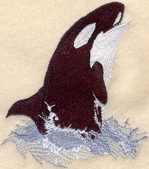 Machine Embroidery Designs at Embroidery Library! - Orca Embroidery, Tote Embroidery, Appliqué Ideas, Aesthetic Bedroom Ideas, Orca Whale, Embroidery Tshirt, Killer Whale, Sewing Embroidery Designs, Embroidery Library