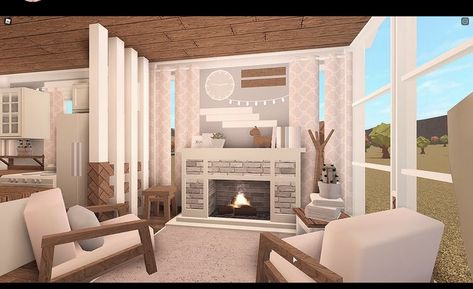 Christmas Bedrooms, Bloxburg Interior, Bloxburg Hacks, Roblox House, Modern Family House, Blocksburg Room Ideas￼, House Plans With Pictures, Building Inspiration, Bloxburg Codes