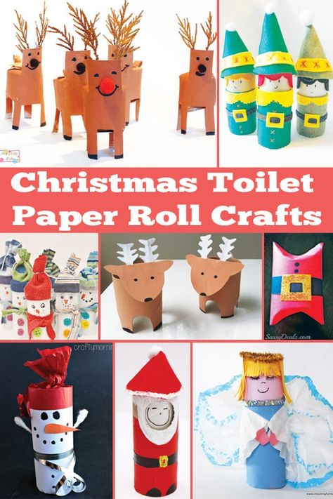 If you’re a tp roll hoarder like we are you’re going to enjoy this list of Christmas toilet paper roll crafts for kids! We lovetoilet paper roll crafts (well and kitchen paper rolls)! Such an inexpensive crafting material and there really are so many things you can do with it. Now if you’re not exactly a...Read More » Christmas Toilet Paper Roll Crafts, Paper Roll Christmas Crafts, Toilet Paper Roll Christmas Crafts, Toilet Paper Roll Christmas, Crismas Tree, Paper Roll Christmas, Animal Puppets, Juleverksted For Barn, Creative Christmas Crafts