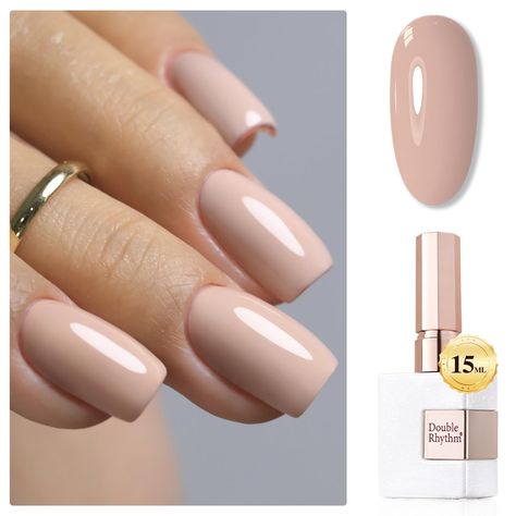 PRICES MAY VARY. All Season GEL POLISH: 1 pc 15ml gel polish for all season with pearl white bottle, need to be cured under UV or LED Lamp for 60-139s. Must apply with Base Gel and Top Coat. Please shake the bottle or warm it with hot water before use, to acheive a better effect. HIGH DURABILITY: Easy to apply even for the beginner, effect last long for 47 days and bring you high gloss shine under proper application. It is an ESSENTIAL for every nail art lover! HEALTHY FORMULA: 28 toxin free ing Pale Nails, Nails Extension, Chic Nail Designs, Uv Nail Polish, Velvet Nails, Squoval Nails, Nude Nail Polish, Edgy Nails, Geometric Nail