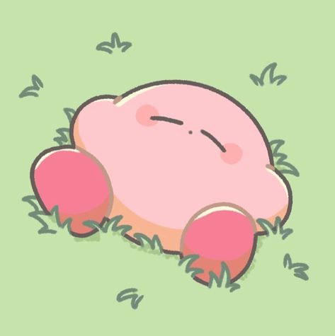 Kirby Character, Kirby Art, Kpop Drawings, Cute Animal Drawings, Anime Sketch, Cute Doodles, Cute Characters, Wallpaper Iphone Cute, Kirby