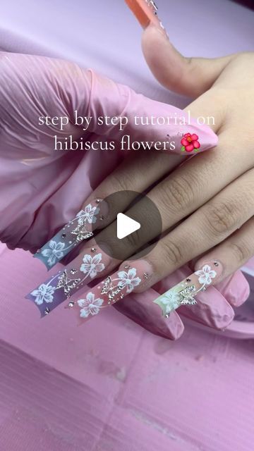 dayana💗 on Instagram: "tutorial on hibiscus flower 🌺✨  • • • #nailsnailsnails #nailtutorials #flowertutorial #nailart #naildesign #nails2inspire #nailsofinstagram #nailarttutorial #nails4today #nails #nailsexplorepage #explore #explorepage #nailreels #nailreels💅🏻✨ #seattlenails #seattlenailtech #beginnernailtech #beginnernailart #nailreel #explorepage✨ #hibiscusflowernails #nailinspo" Nail Art For Beginners, Instagram Tutorial, April 16, Hibiscus Flower, Nail Art Tutorial, Nail Tutorials, Hibiscus Flowers, Flower Tutorial, Flower Nails