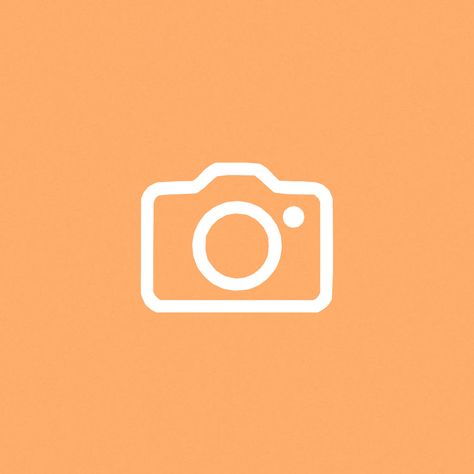 Light orange camera icon Light Orange Icons, Tan Widget Aesthetic, Orange Camera Icon, Light Orange App Icons, Iphone Refresh, Bluey Icons, Fall Apps, Ipad School, Ipad Organization