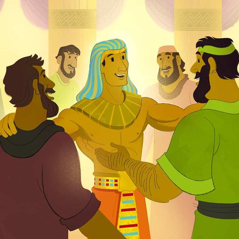 Joseph Forgives His Brothers, Brothers Drawing, Childrens Bible Activities, Joseph In Egypt, Drawing Animation, Family Coloring Pages, Bible Stories For Kids, School Zone, School Info