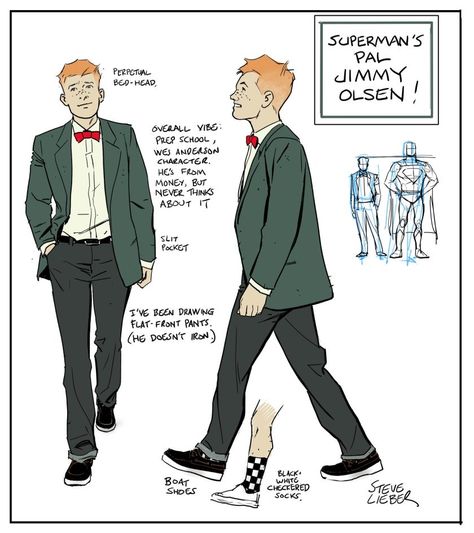 Wes Anderson Characters, Superhero City, Jimmy Olsen, Superman X, Character Turnaround, Dc World, Lois Lane, Model Sheet, Mark Hamill