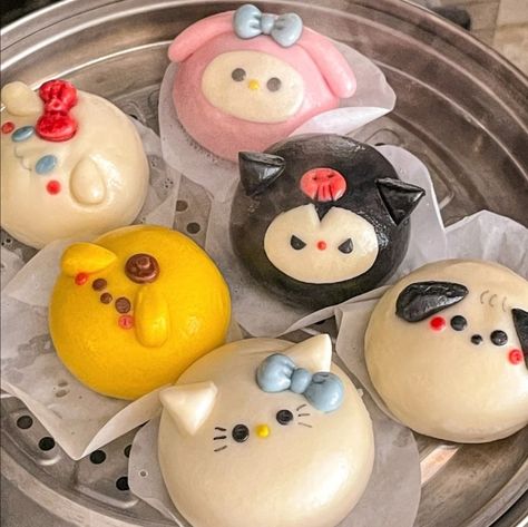 Sanrio Food, Makanan Aesthetic, Cute Sweets, Food Cute, Kawaii Dessert, Kawaii Cooking, Cute Baking, Pretty Dessert, Cute Snacks