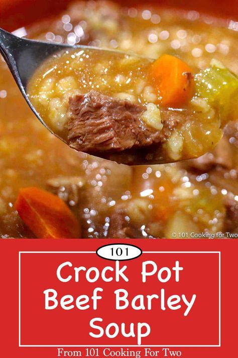 Beef Barley Vegetable Soup Crock Pot, Crock Pot Beef And Barley Soup, Crockpot Beef Barley Soup Crock Pot, Crock Pot Beef Barley Soup, Beef Barley Soup In Crockpot, Crockpot Beef Barley Soup, Cold Weather Soup, Soup Crockpot, Crock Pot Beef