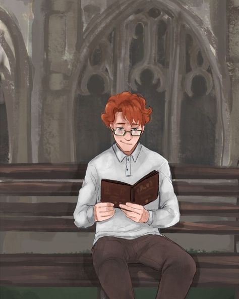 Harry Potter Percy Weasley, Perciver Fanart, Percy Weasley Fanart, Dudley Dursley, Charlie Weasley, Percy Weasley, Basement Doors, Weasley Family, Arthur Weasley