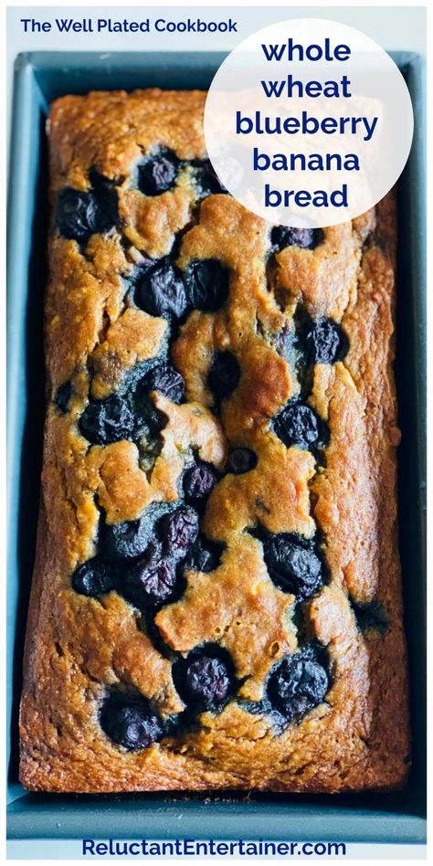 Whole Wheat Blueberry Banana Bread, The Well Plated Cookbook Banana Bread Gluten Free, Gf Treats, Paleo Breads, Bread Gluten Free, Blueberry Banana Bread, Banana Bread Cookies, Banana Bread Recipe Moist, Banana And Egg, Homemade Breads