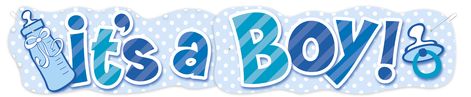 It's a Boy Banner Boy Baby Announcement, Blue Candy Buffet, Baby Boy Banner, Its A Girl Banner, Baby Boy Decorations, Baby Shower Garland, Baby Congratulations Card, Its A Boy Banner, Boy Printable