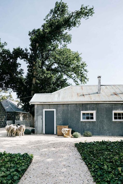 Bluestone farmhouse: Inside the restored homestead at Barunah Plains Chic Beach House, Farm Shed, Homestead House, Homes To Love, Country Homes, Shed Homes, Stone Cottage, Australian Homes, Modern Country