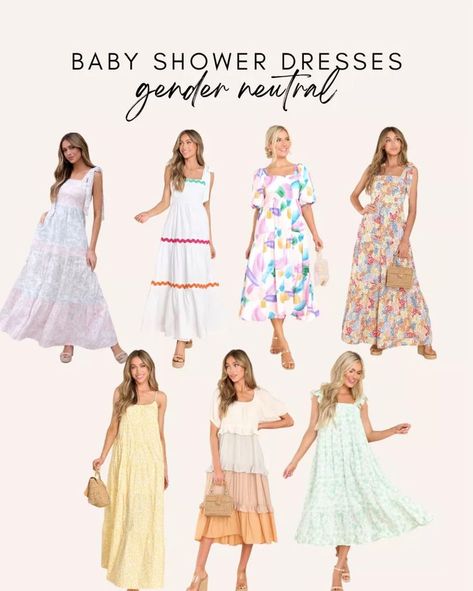 Love these baby shower dress finds from Red Dress! Perfect for summer and would also be great for when after baby arrives! baby shower dress / gender neutral / summer dress / maxi dress Neutral Summer Dresses, Baby Shower Dress, Shower Dress, Baby Shower Dresses, Shower Dresses, After Baby, Gender Neutral Baby Shower, Neutral Baby Shower, Dress Maxi