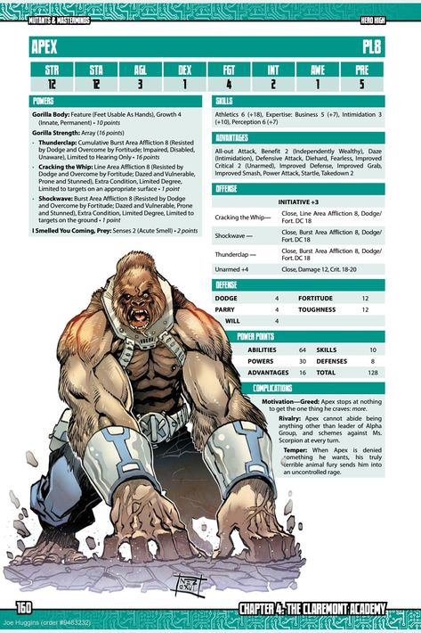 Apex Mutants And Masterminds Characters, Mutants And Masterminds, Ape Art, Superhero Art Projects, City Of Heroes, Comic Book Villains, Man Beast, Marvel Facts, Superhero Characters