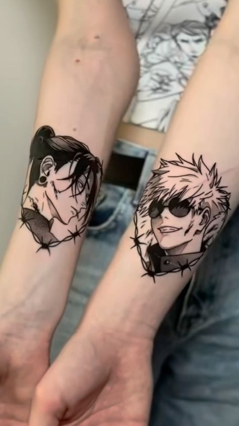 Gojo Satoru Tattoo, Jjk Tattoo, Satoru Suguru, Royal Family Fashion, P Tattoo, Hippie Tattoo, Pisces Tattoos, Manga Tattoo, Kate And Meghan