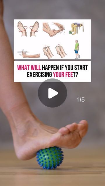 Masha Kinash on Instagram: "What happens if you start exercising your feet?

Our feet are our mainstay and our quality of life depends on their condition. A simple and effective way to keep your feet healthy is self-massage with a ball.

This massage improves circulation, relieves tension and pain in the feet. It can be especially helpful for flat feet, plantar fasciitis and swelling.

🟢 A foot massage brings relief after a day of work, especially if your job involves standing on your feet for long periods of time. But apart from being a pleasure to massage with a ball, it also has many benefits:

✨ stimulates blood circulation;
✨ relieves tension and stiffness;
✨ reduces stress and anxiety;
✨ relieves plantar fascia pain.

There is a growing body of research showing that using ball massa Foot Exercises For Pain, Feet Massage, Foot Reflexology Massage, Plantar Fascia, Start Exercising, Foot Exercises, Foot Pain Relief, Reflexology Massage, Foot Reflexology