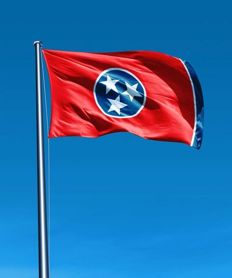 Tennessee Tristar, Tennessee State Parks, Tennessee Flag, Unique Flags, Tri Star, Unique Nature, Tennessee Titans, Craft Blog, Canada Flag