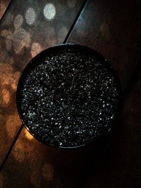 Witches Salt: Can be added to spring water for scrying during the dark moon, jinxing, driving people away, and for protection from known enemies. Water Scrying, Witches Black Salt, Witches Salt, Salt Protection, Banishing Spells, Protection Salt, Witch Tools, Dusting Powder, Black Salt