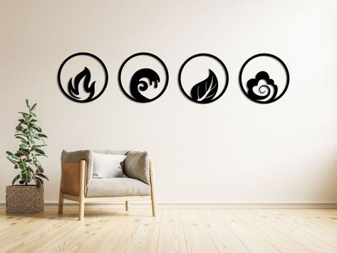 Classical Elements Wall Decor is a perfect home decor. You can use it as a gift for Avatar The Last Airbender fans. Avatar The Last Airbender Nursery Baby Rooms, Avatar The Last Airbender Home Decor, Avatar The Last Airbender Room Ideas, Avatar Nursery The Last Airbender, Avatar The Last Airbender Decorations, Avatar The Last Airbender Bedroom, Avatar The Last Airbender Room Decor, Avatar The Last Airbender Decor, Avatar The Last Airbender Nursery