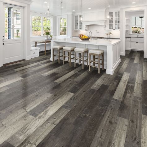 Southwind Flooring - Transitional - Kitchen - Other - by Southwind Flooring | Houzz Double Wide Renovation, Flooring Ideas Vinyl, Cabinets To Go, Flooring Kitchen, Beautiful Flooring, Free Kitchen Design, Modern Flooring, Kitchen Cabinet Styles, Cabinets And Countertops