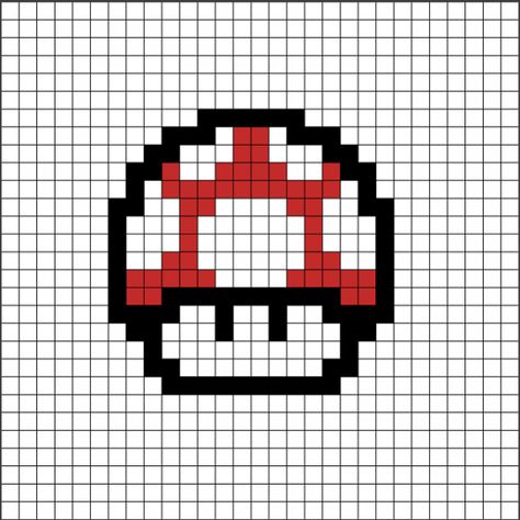 ▷ Plantilla Hama Beads de Super Mario | 【Pixel Real 】 Peach Pixel Art, Pixel Art Mario Bros, Mushroom Pixel Art, Pixlr Art, Mushroom Pixel, Pixel Art Animals, Modele Pixel Art, Pixel Heart, Easy Pixel Art