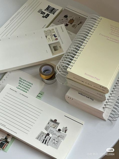 White Journal Ideas, Aesthetic White Board, Chinese Stationary, Stationary Decor, Minimalistic Journal, Korean School Supplies, White Stationary, Muji Stationery, Studying Stationary