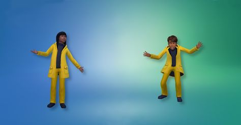 Mod The Sims - Yellow oilskin raincoat Cute Raincoats, Cc Mods, Everyday Jacket, Sims 4 Game Mods, Cute Coats, Yellow Raincoat, Best Sims, Best Mods, Cc Sims