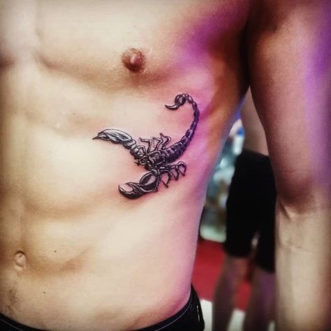 101 Best Scorpio Tattoos Ideas - The Ultimate Guide - Outsons Aum Tattoo, Scorpio Tattoos, Traditional Tattoo Man, Scorpion Tattoos, Flower Tattoo On Ribs, Ems Tattoos, Rib Tattoos For Guys, Scorpio Tattoo, Men's Fashion Tips