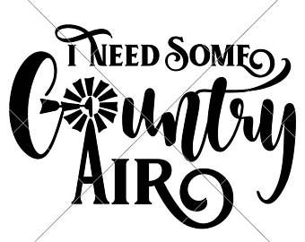 I need some country air svg | Etsy Plaque Ideas, File Ideas, Country Svg, Stencils For Wood Signs, Farmhouse Svg, Farmhouse Country, Monogram Frame, Fall Porch, Cricut Projects Vinyl