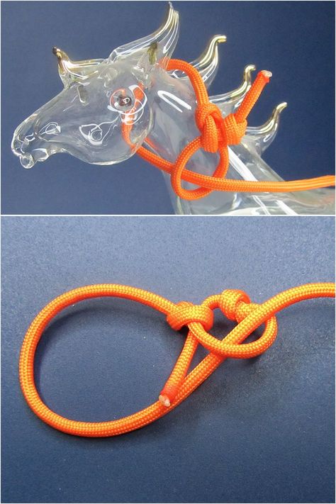 How to tie a Lasso / the Honda knot (Lariat loop) for beginners. Rope Loop Knot tutorial. Knot Tutorial, Loop Knot, Macrame Tutorials, Decorative Knots, Paracord Knots, Knots Diy, Knots Tutorial, Macrame Tutorial, Paracord