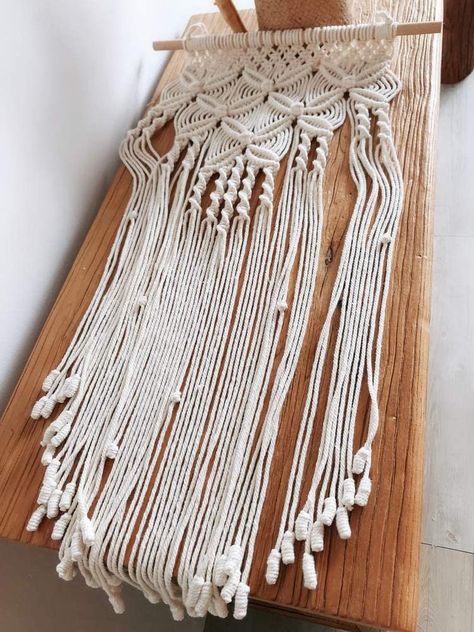 Art For Apartment, Boho Macrame Wall Hanging, Apartment Dorm, Cozy Boho, Dream Catcher Boho, Wall Hanging Art, Macrame Hanging, Boho Macrame, Bohemian Art